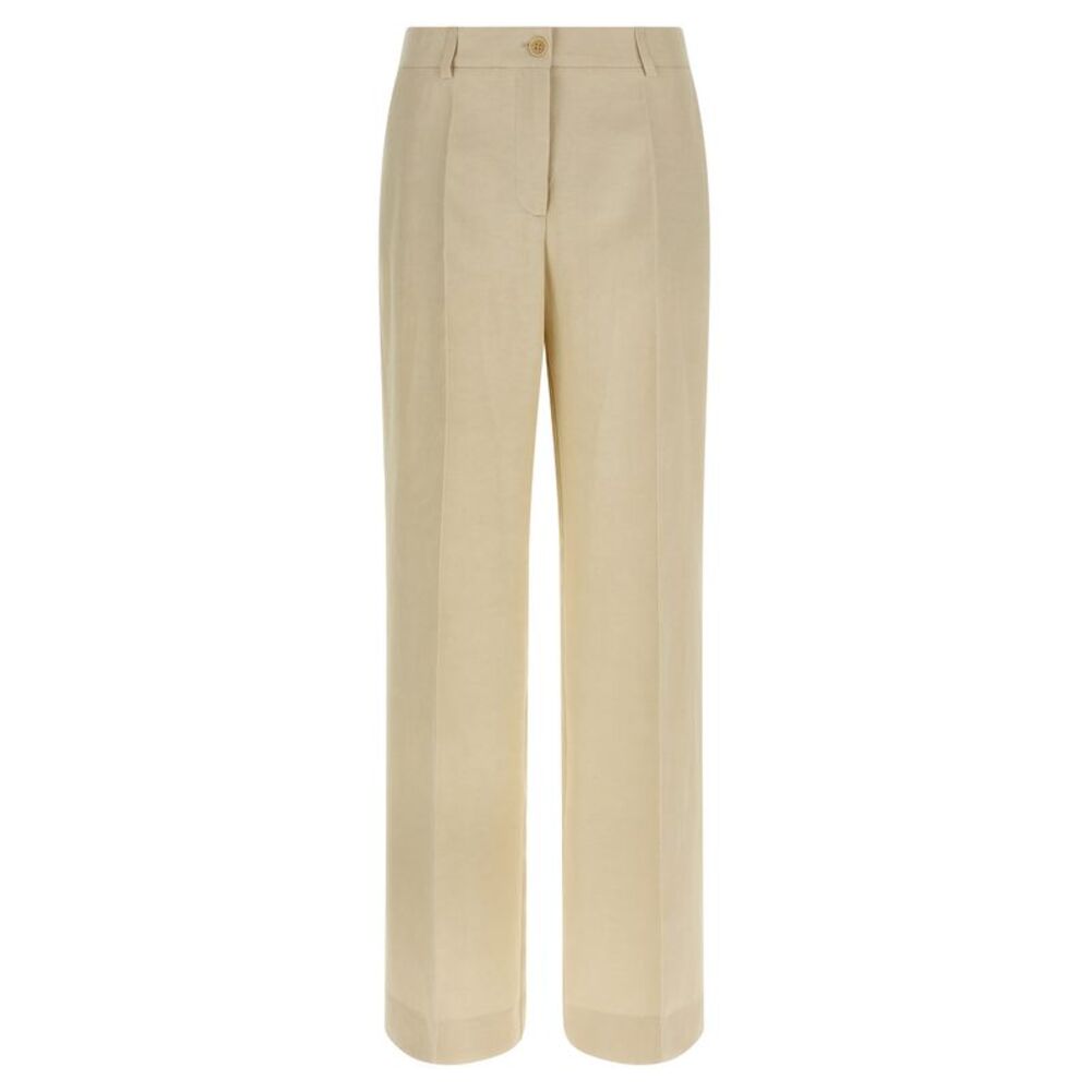 P.A.R.O.S.H. Beige Viscose Casual Women's Pants